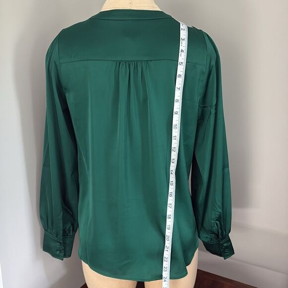 Talbots Rhinestone Button Blouse Size SP - Picture 6 of 11